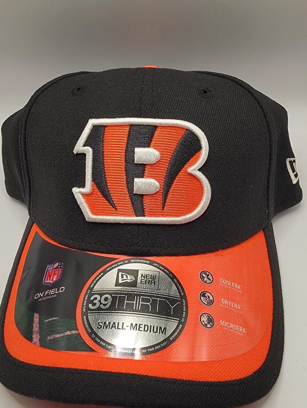 New Era Cincinnati Bengals Black & Orange 39THIRTY Fitted Cap